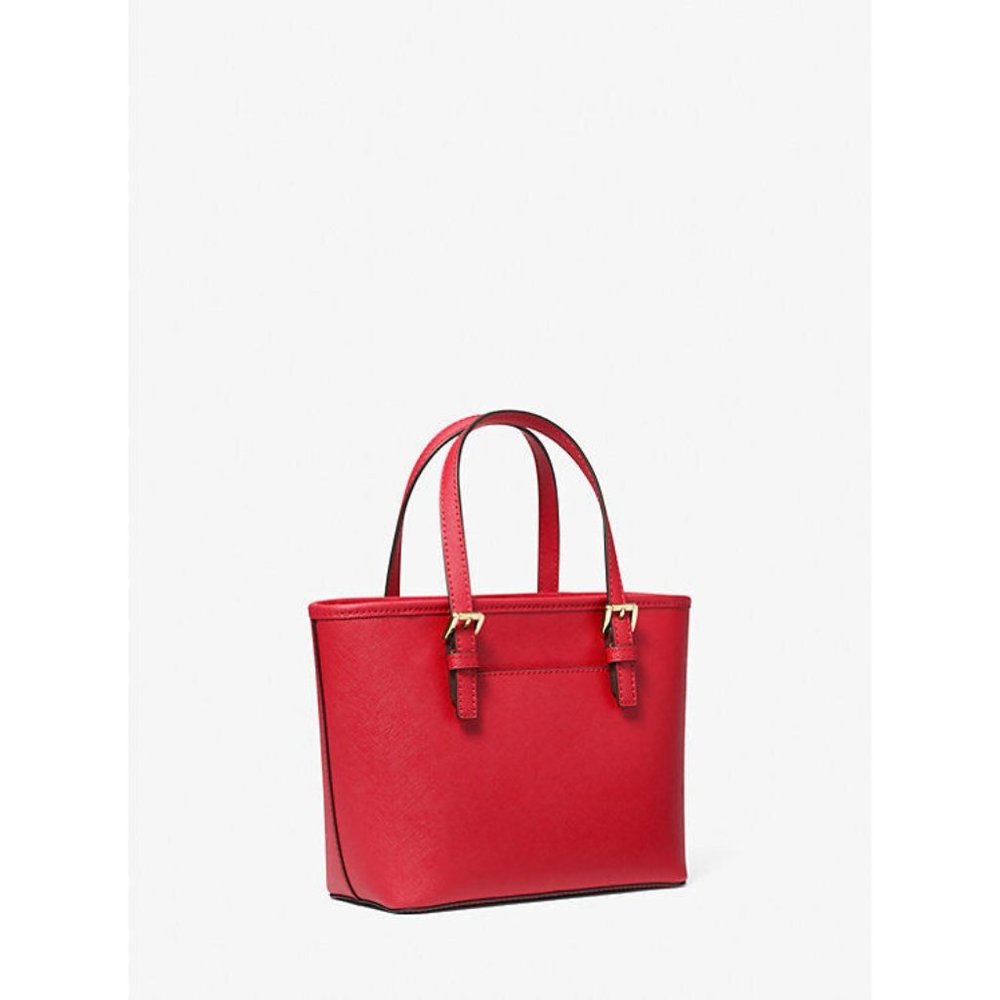 NWT Michael Kors Jet Set Travel Extra-Small Saffiano Leather Top-Zip Tote Bag - Picture 3 of 6